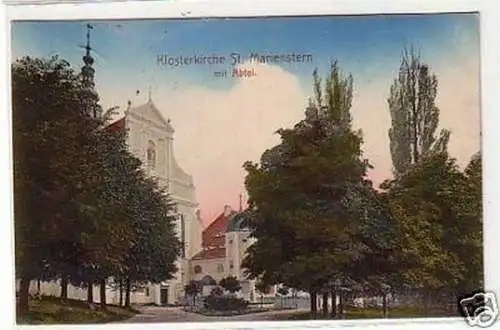 31605 Ak Klosterkirche St. Marienstern mit Abtei 1912