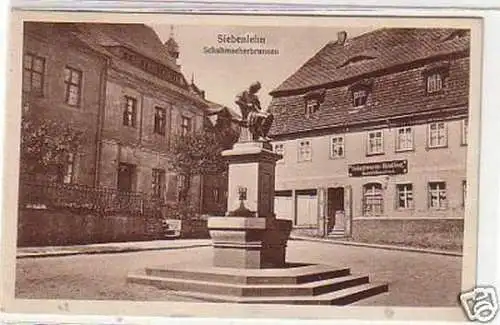 31598 Ak Siebenlehn Schuhmacherbrunnen 1930