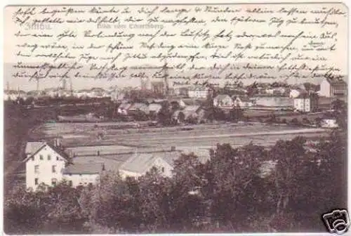 29206 Ak Zittau Blick vom Eckartsberg 1912