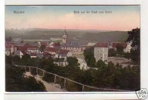 28448 Ak Nossen Blick auf die Stadt von Osten 1915