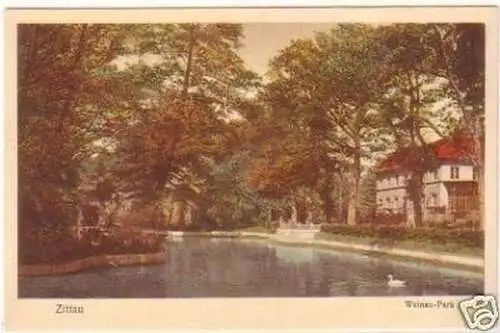 25393 Ak Zittau Weinau Park um 1930