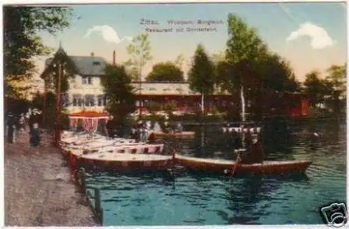 25412 Ak Zittau Westpark und Restaurant 1918