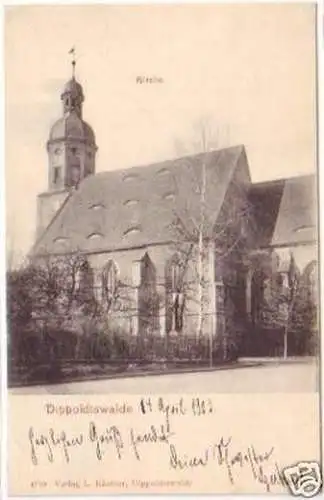 24088 Ak Dippoldiswalde Kirche 1903