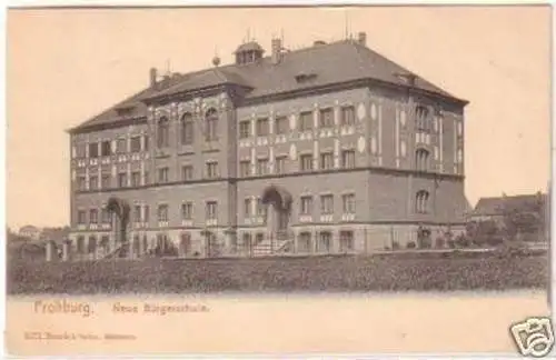 24769 Ak Frohburg neue Bürgerschule 1913