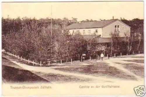 25421 Ak Zeithain Cantine an der Senfftstrasse 1906