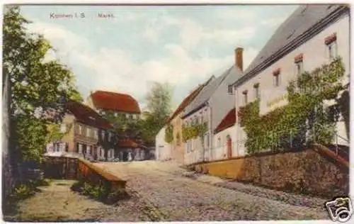 19876 Ak Kohren in Sachsen Markt um 1910