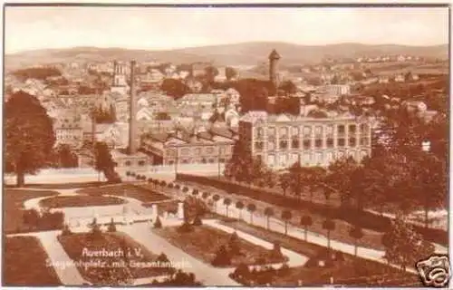 20996 Ak Auerbach im Vogtland Siegelohplatz 1929