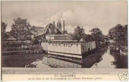 08830 Ak Leipzig die Nonnenmühle Tauchnitzstraße 1907