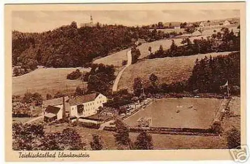 06074 Ak Triebischtalbad Blankenstein in Sachsen 1930