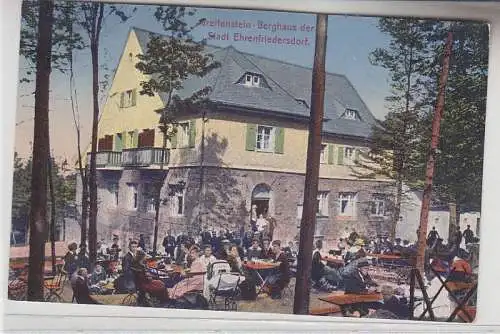 02104 Ak Greifenstein Berghaus der Stadt Ehrenfriedersdorf um 1920