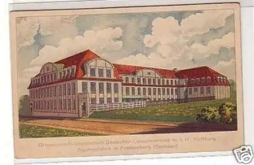 03222 Ak Zigarrenfabrik in Frankenberg (Sachsen) um1910