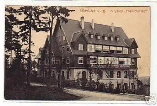 schöne Ak Oberbärenburg Berghotel Friedrichshöhe um1910
