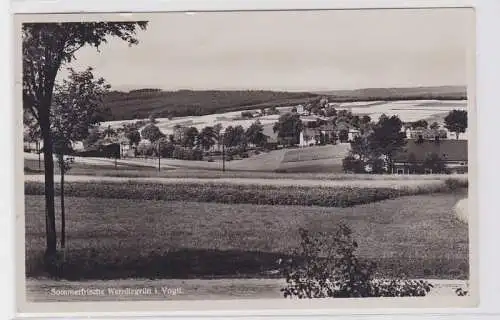 93641 AK Sommerfrische Wernitzgrün im Vogtland - Gesamtansicht 1932