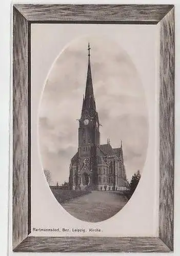 64421 Ak Hartmannsdorf Bezirk Leipzig Kirche 1914