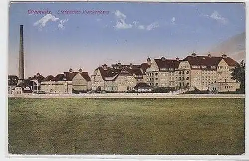 63303 Feldpost Ak Chemnitz Städtisches Krankenhaus 1916