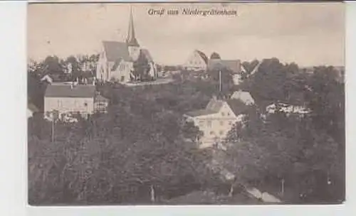 39008 Ak Gruß aus Niedergräfenhain Totalansicht um 1915