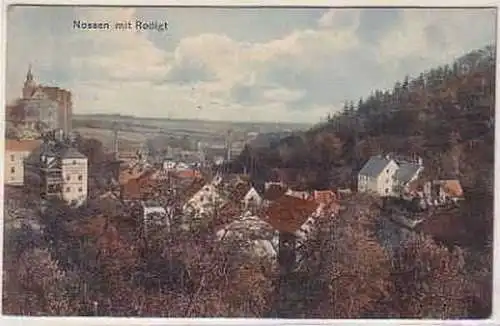 38697 Feldpost Ak Nossen mit Rodigt 1918