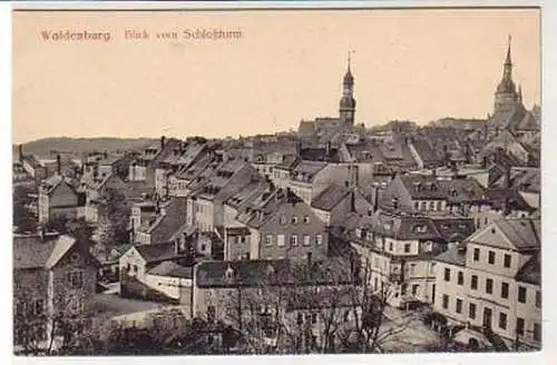 36682 Ak Waldenburg Blick vom Schloßturm um 1910