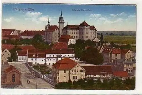 36614 Feldpost Ak Torgau Schloß Hartenfels 1915