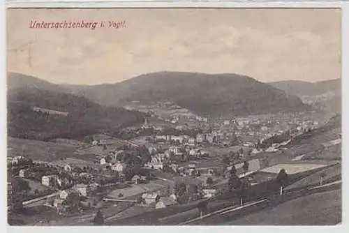 35832 Ak Untersachsenberg im Vogtland Totalansicht 1910