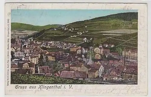 35818 Ak Gruß aus Klingenthal im Vogtland 1902