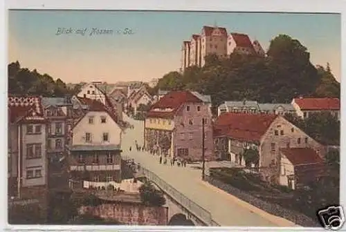 35071 Ak Blick auf Nossen in Sachsen um 1910