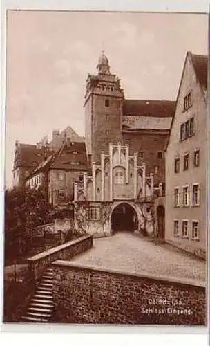 34539 Ak Colditz in Sachsen Schloss Eingang 1930