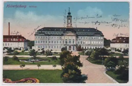 34654 Ak Hubertusburg Schloss in Wermsdorf 1913