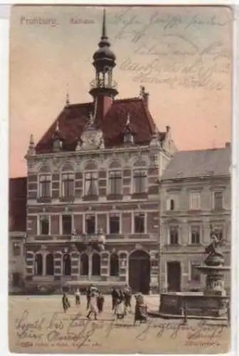 33948 Künstler Ak Frohburg Rathaus 1908