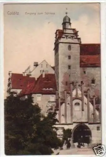 34611 Ak Colditz Eingang zum Schloss 1911