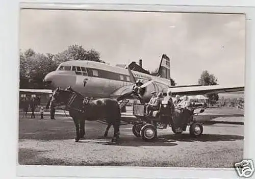 33754 Ak Langenbernsdorf Kremserfahrt zur IL 14, 1975