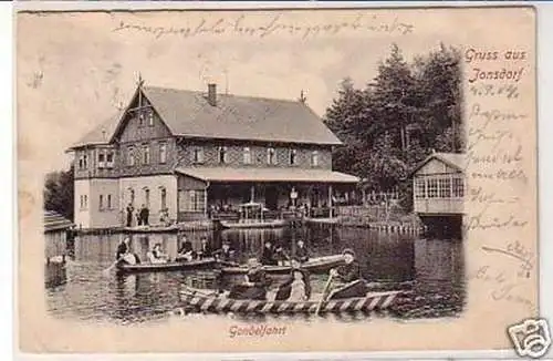 33670 Ak Gruss aus Jonsdorf Gondelfahrt 1904