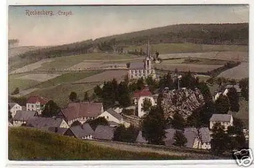 31340 Ak Rechenberg im Erzgebirge Totalansicht um 1910