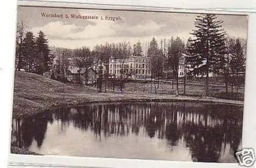 31358 Ak Warmbad bei Wolkenstein im Erzgebirge um 1910