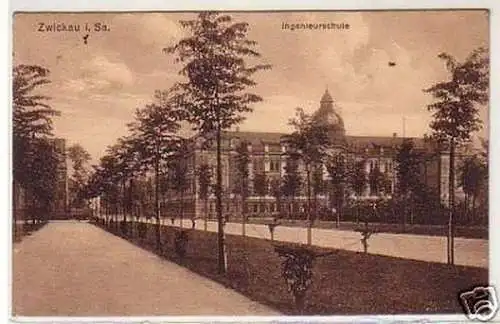 30159 Ak Zwickau i. Sa. Ingenieurschule 1914