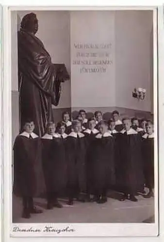 30562 Foto Ak Dresdner Kreuzchor um 1940