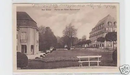 30801 Ak Bad Elster Partie am Hotel Sachsenhof 1929