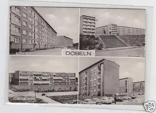 29142 Mehrbild Ak Döbeln Ost Neubaugebiet 1981