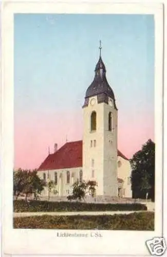 28445 Ak Lichtentanne in Sachsen Kirche 1926