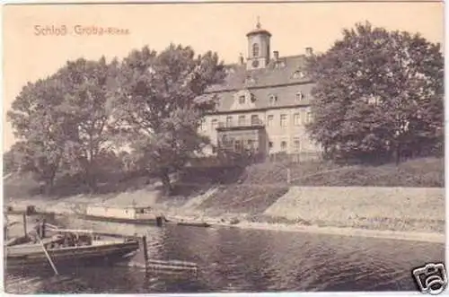 27585 Ak Schloß Riesa Gröba 1913