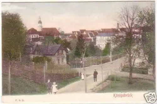 27756 Ak Königsbrück Totalansicht 1910