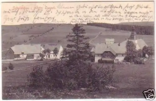 25794 Ak Schellerau im sächsischem Erzgebirge 1918