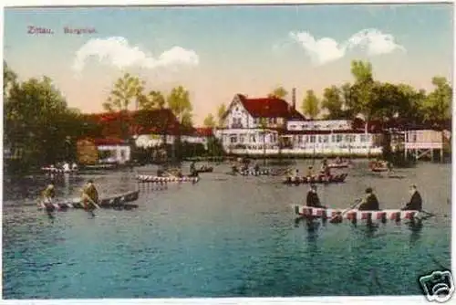 25904 Ak Zittau Burgteich 1918