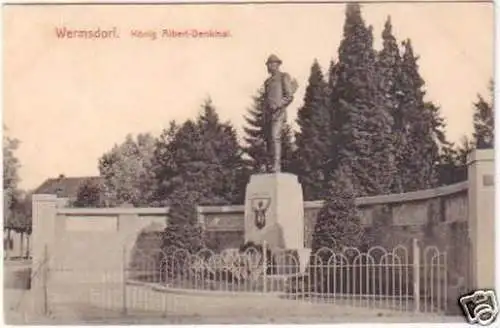 24996 Ak Wermsdorf König Albert Denkmal 1912