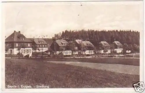 25114 Ak Sayda im Erzgebirge Siedlung 1929