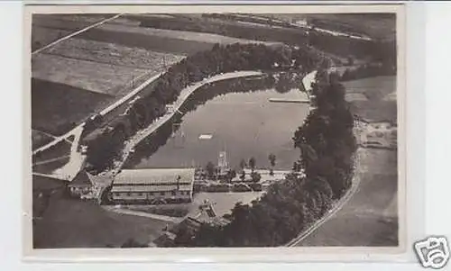 24949 Foto-Ak Familienbad Wurzen-Dehnitz 1930