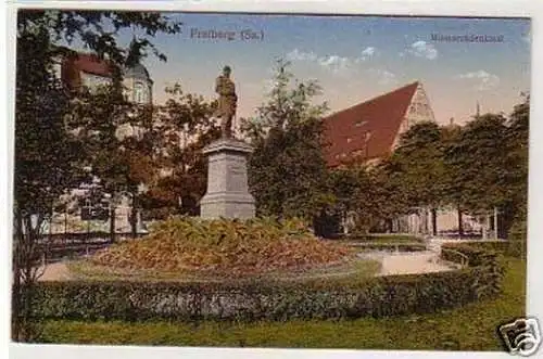 25031 Ak Freiberg in Sachsen Bismarckdenkmal um 1910