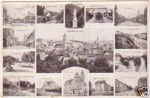 24363 Mehrbild Ak Werdau in Sachsen 1923