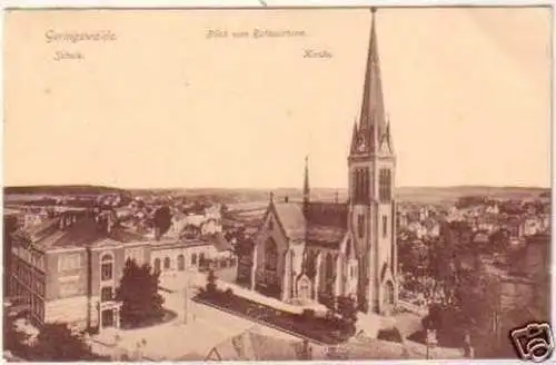 21508 Ak Geringswalde Blick vom Rathausturm 1915