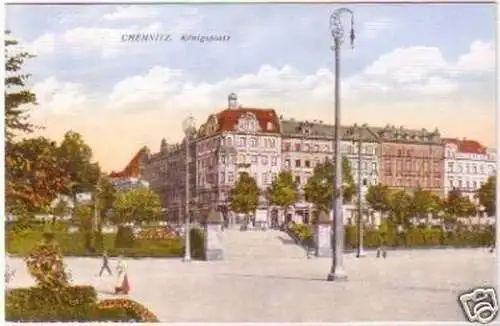 19633 Ak Chemnitz Königsplatz 1929